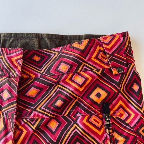 ❤️ Obermeyer fun geometric prints Snow Ski Pants Size 16  N8 - Picture 5 of 13
